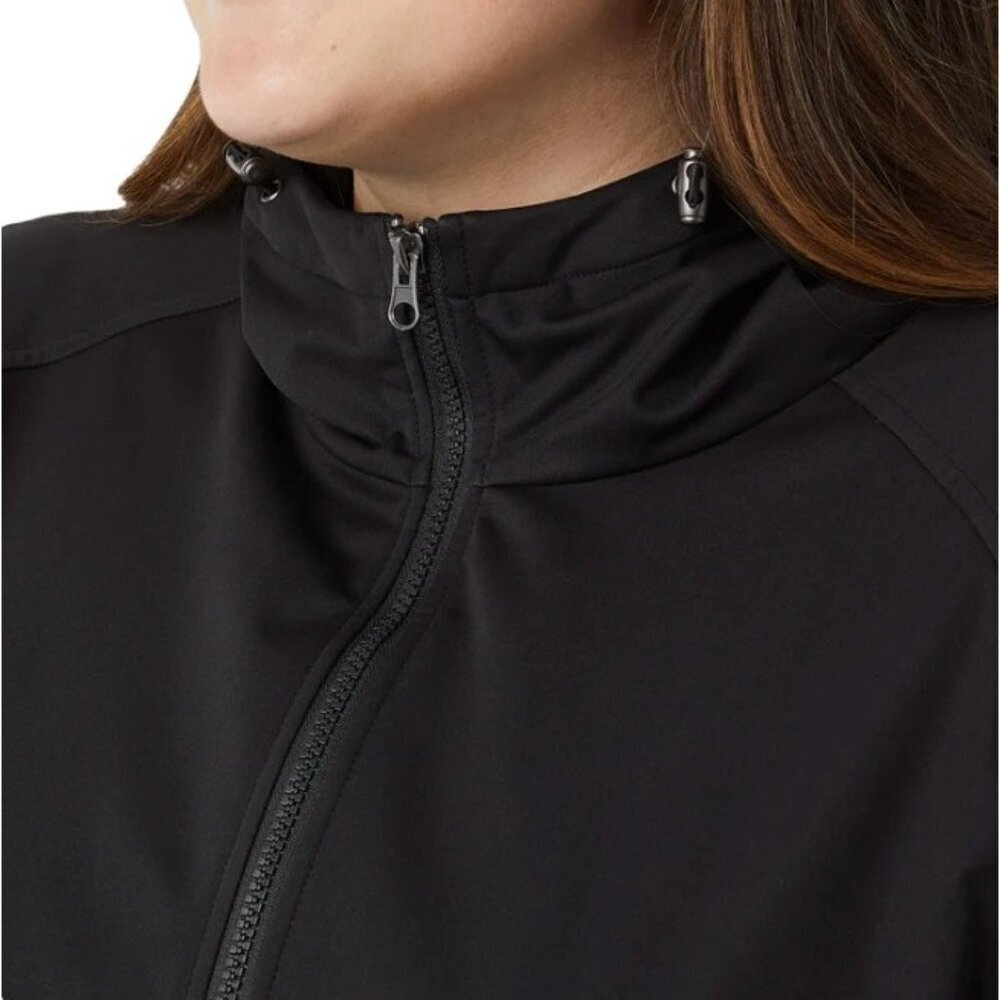 32 Degrees Heat Womens Black Full-Zip Hooded Softshell Jacket XL a1680 - Picture 3 of 8